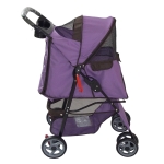 Purple doggie stroller